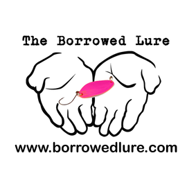 borrowed lure logo two hands holding lure