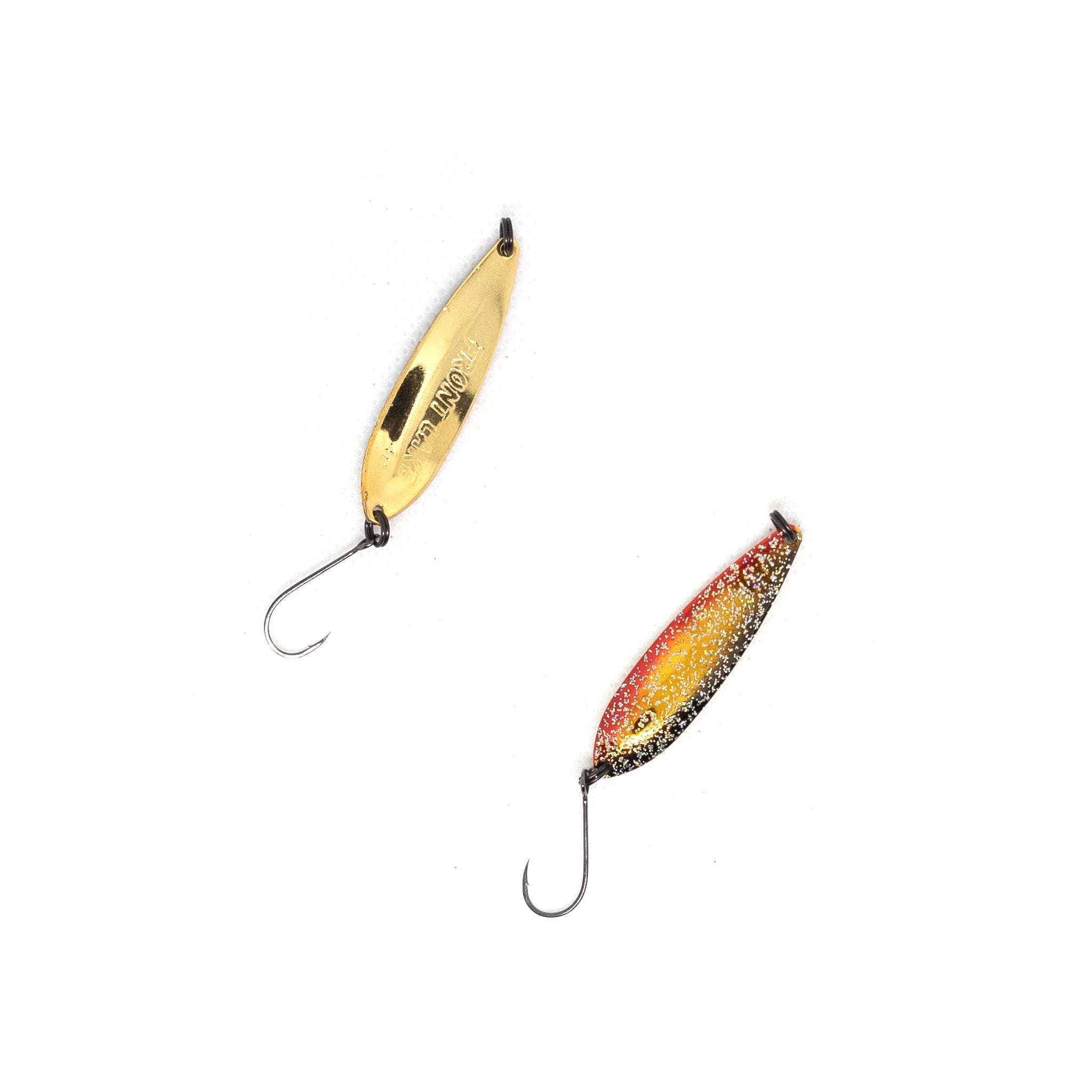 Forest Front Lake 4g Trout Spoon Color #05 "Black" - The Borrowed Lure