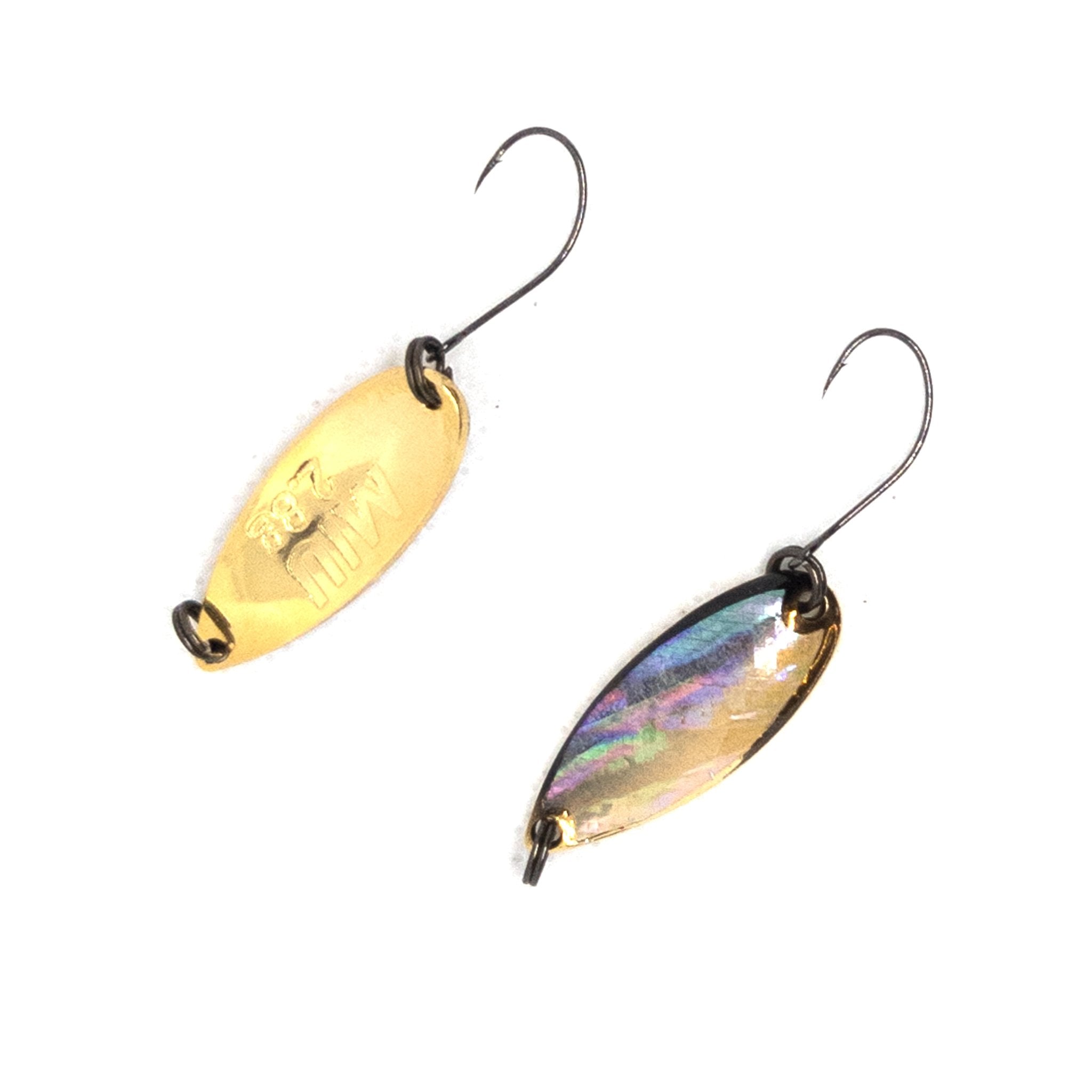 Forest MIU 2.8g Trout Spoon Native Abalone Color #03 - The Borrowed Lure