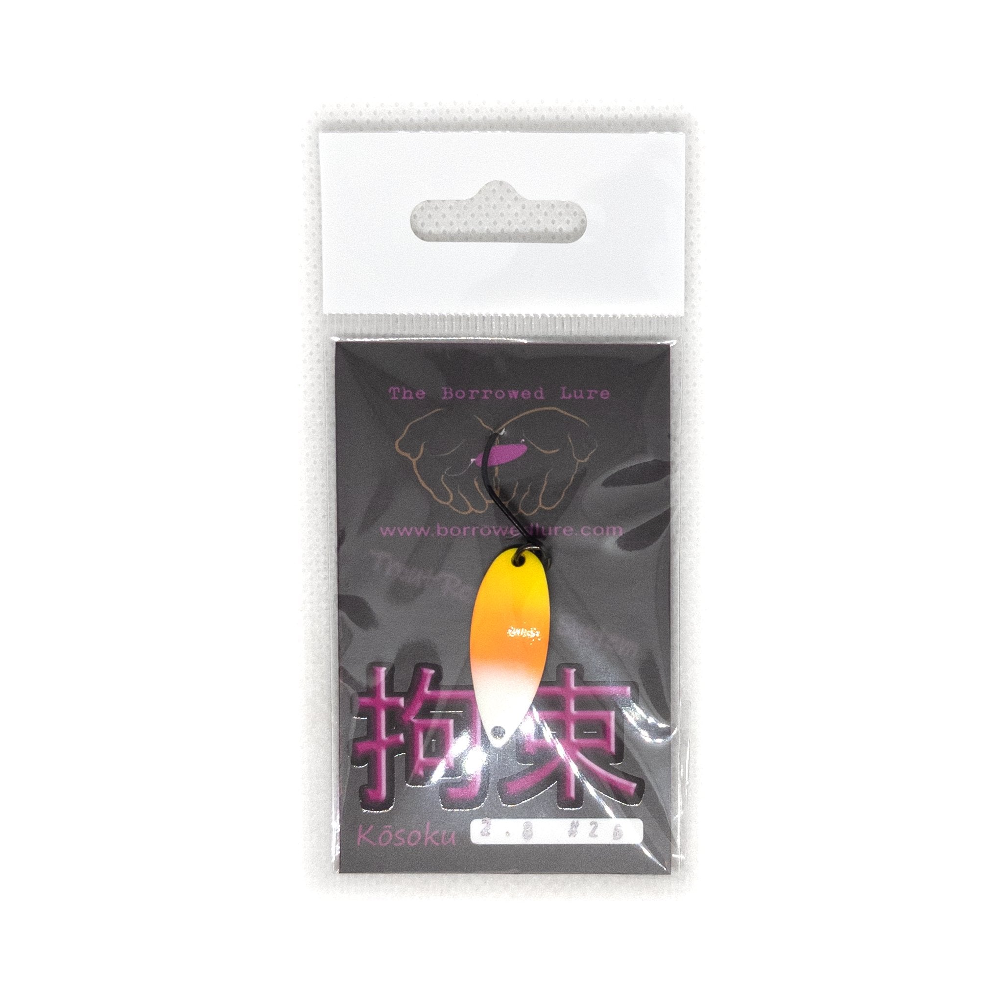 Kōsoku Trout Spoon 2.8g COLOR 26 "Candy Corn" - The Borrowed Lure