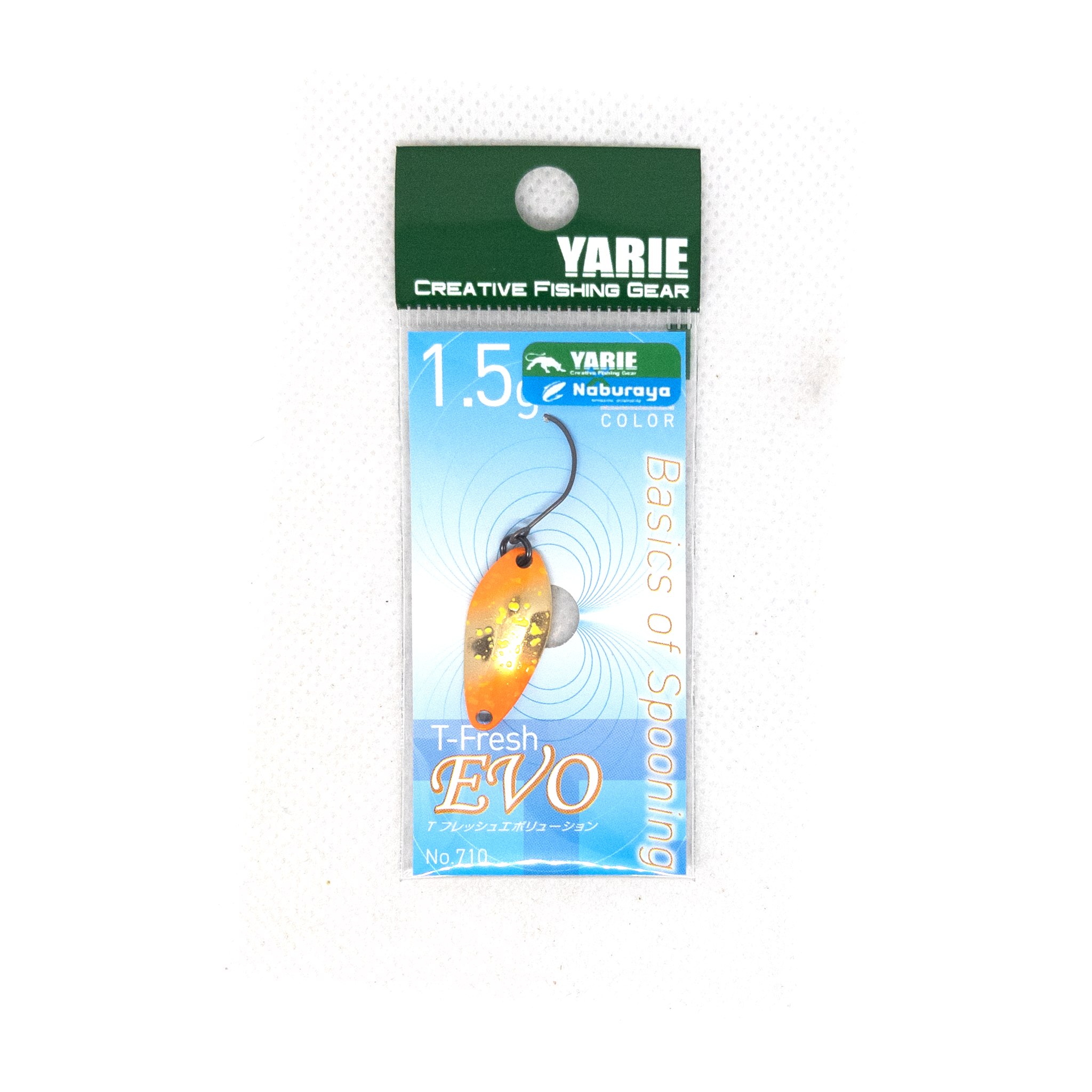 YARIE T-Fresh EVO Trout Spoon 1.5g (Naburaya x Yarie) Color Split Ora –  The Borrowed Lure