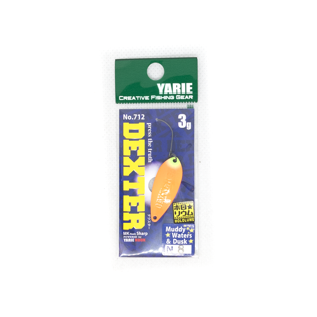 YARIE Dexter Trout Spoon 3.0g Color #N8 Black/AG carrot – The Borrowed  Lure