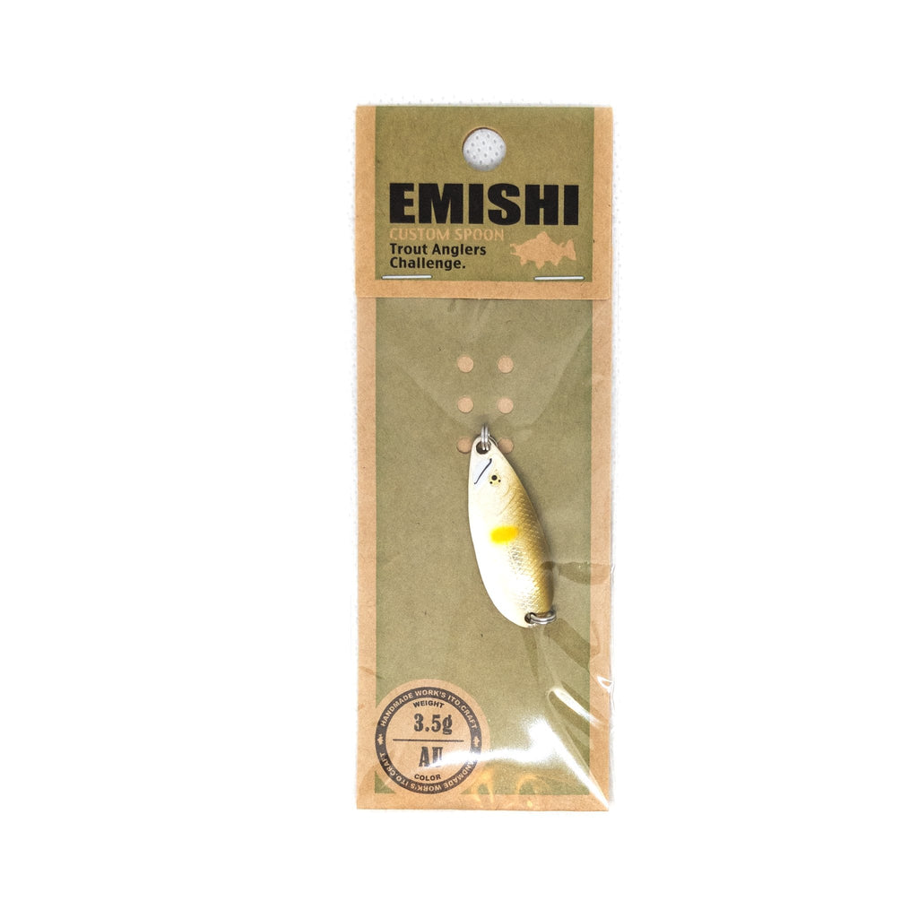 Emishi Spoon 37 3.5g Color "AU" - The Borrowed Lure