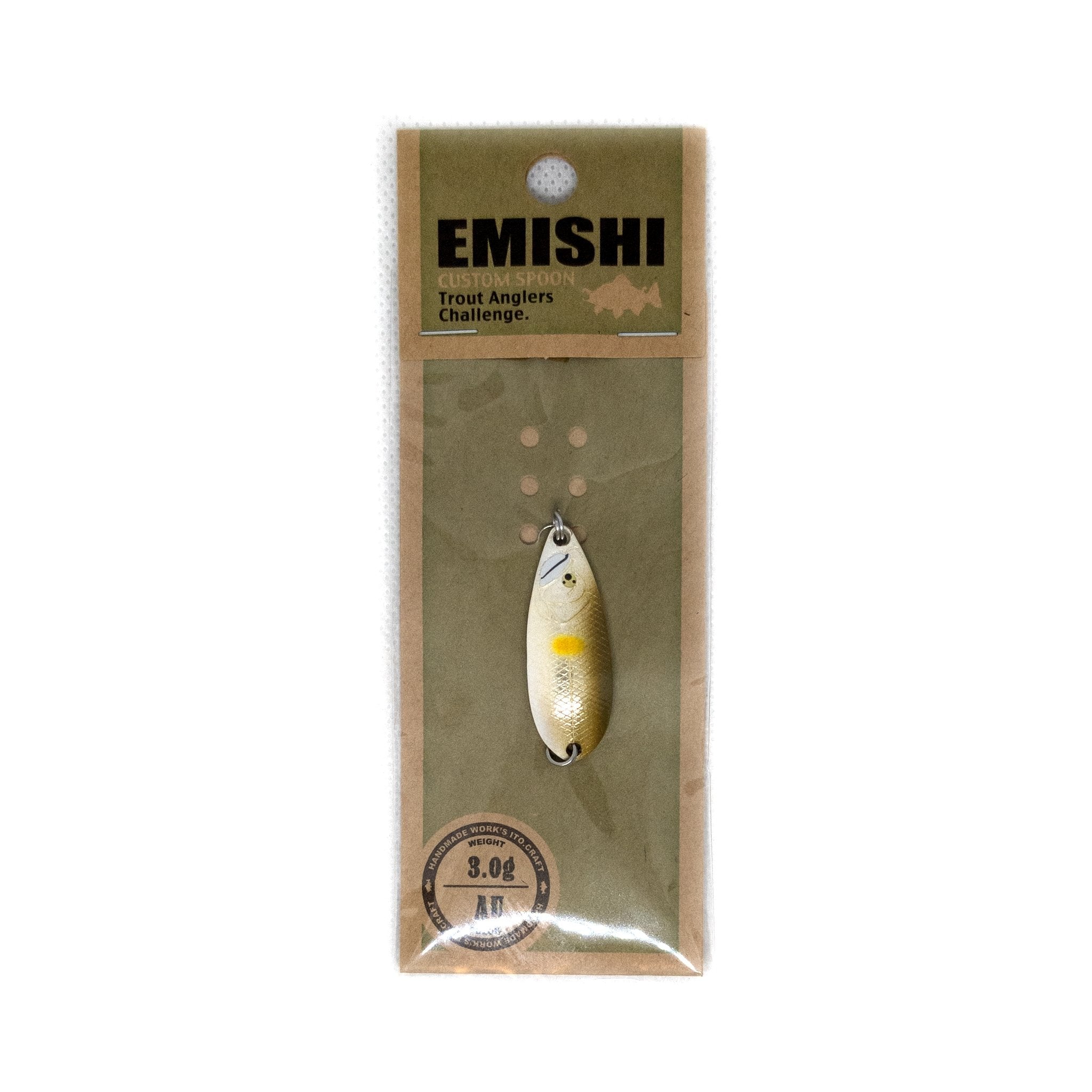 Emishi Spoon 37 3g Color "AU" - The Borrowed Lure