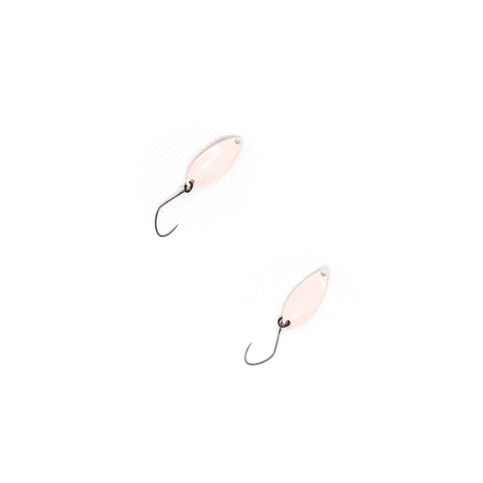 Forest Factor 0.9g Trout Spoon Color #09 "Light Pink" - The Borrowed Lure