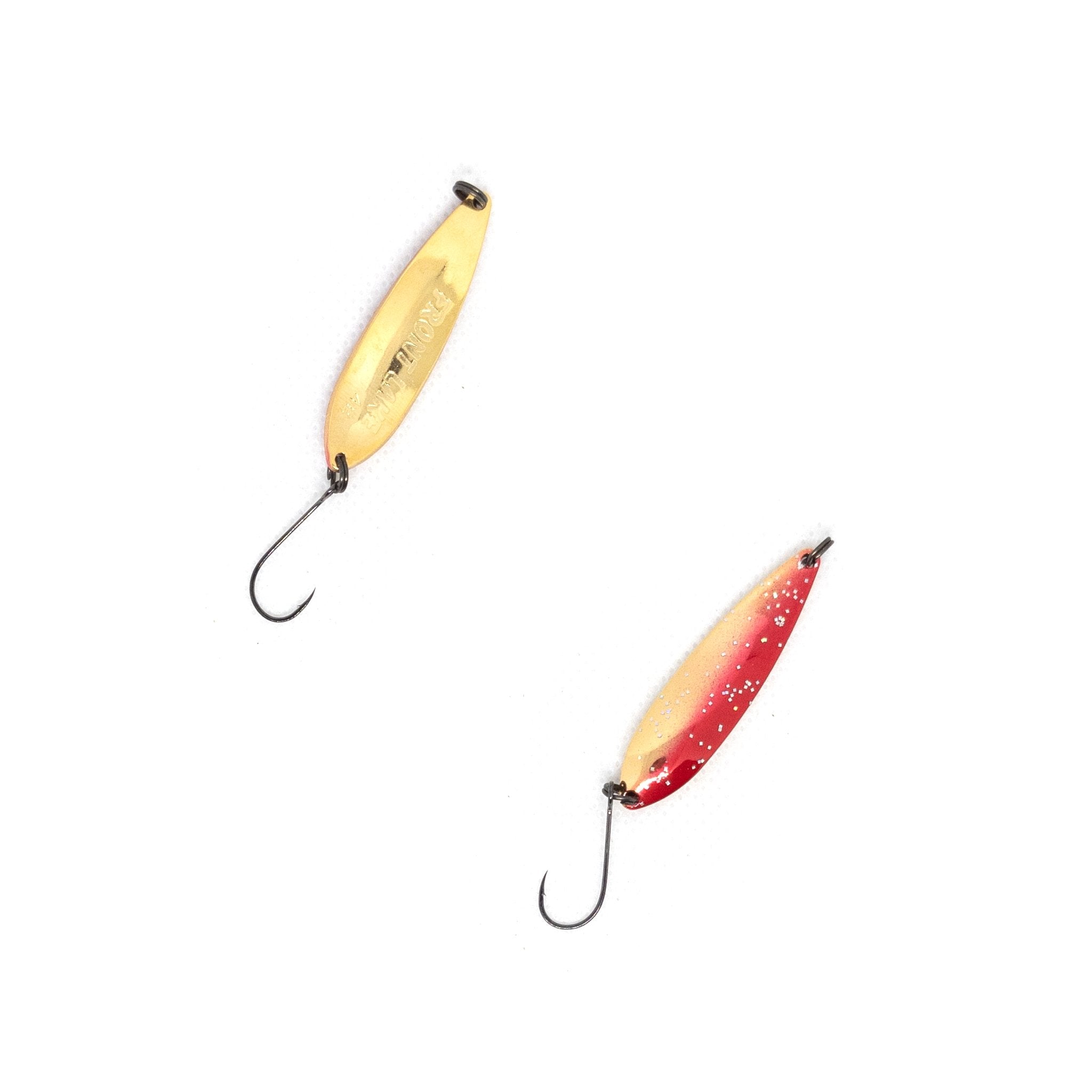 Forest Front Lake 4g Trout Spoon Color #01 "Red Gold" - The Borrowed Lure