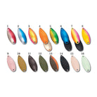 Forest MIU 2.2g Trout Spoon Color "#14 Matte black (blue glitter)" - The Borrowed Lure