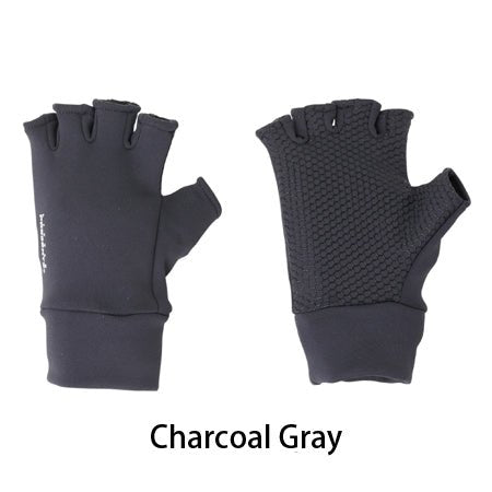 Little Presents 5 Fingerless Fishing Gloves (Charcoal Grey)